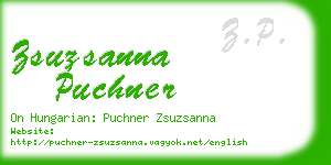 zsuzsanna puchner business card